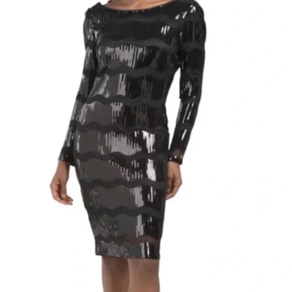 Nanette Lepore Dress, NWTGS, Black, Size 12, Large - Picture 1 of 4